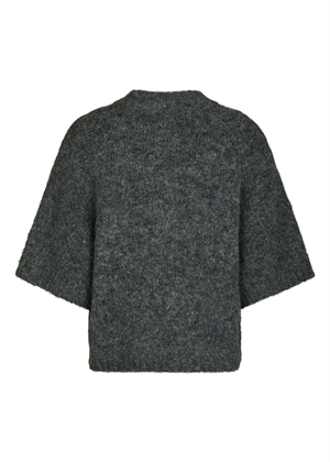 Benuta fluffy knit cardigan Antrasit Melange Neo Noir 